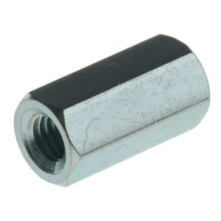 Newport Fasteners Hex Standoff, #4-40 Thrd Sz, 3/16 in L, Steel Zinc Trivalent Plated, 3/16" Hex W, 440 PK 2052-440-S-12